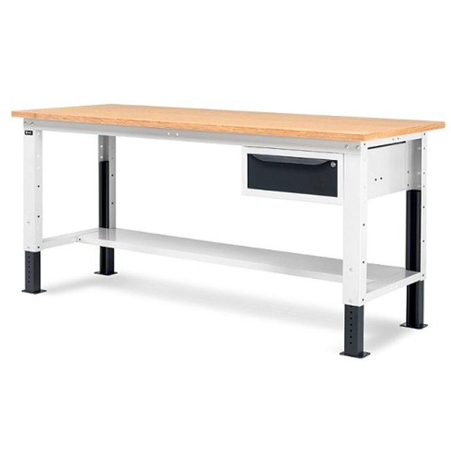 Vendita online Banco Work Up 2001 piano Multiplex mm.2000x750x732/1107H - Grigio RAL7035+RAL7016